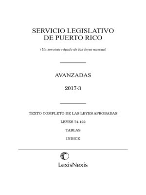 cover image of Servicio Legislativo Avanzado de Puerto Rico